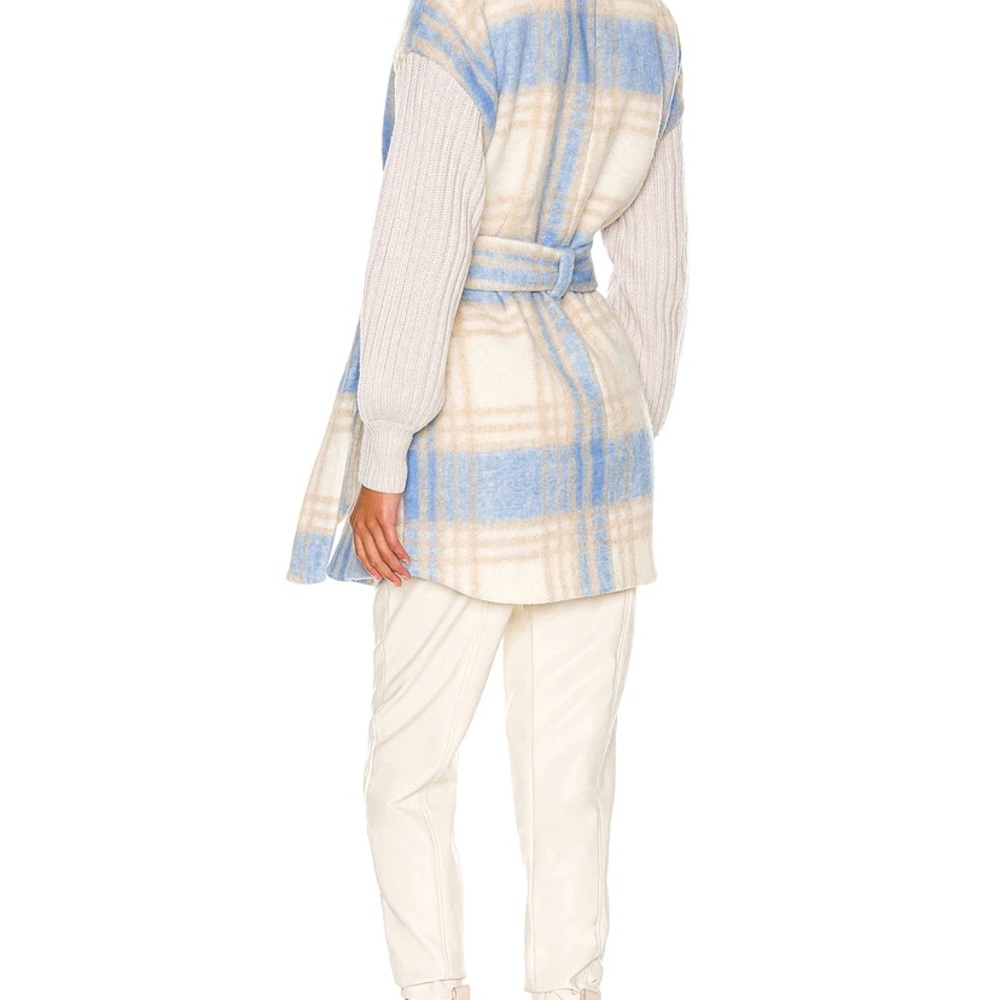 Aretha Coat in Glacier Blue & Oatmeal Multi
Cinq a Sept - Picture 4 of 4